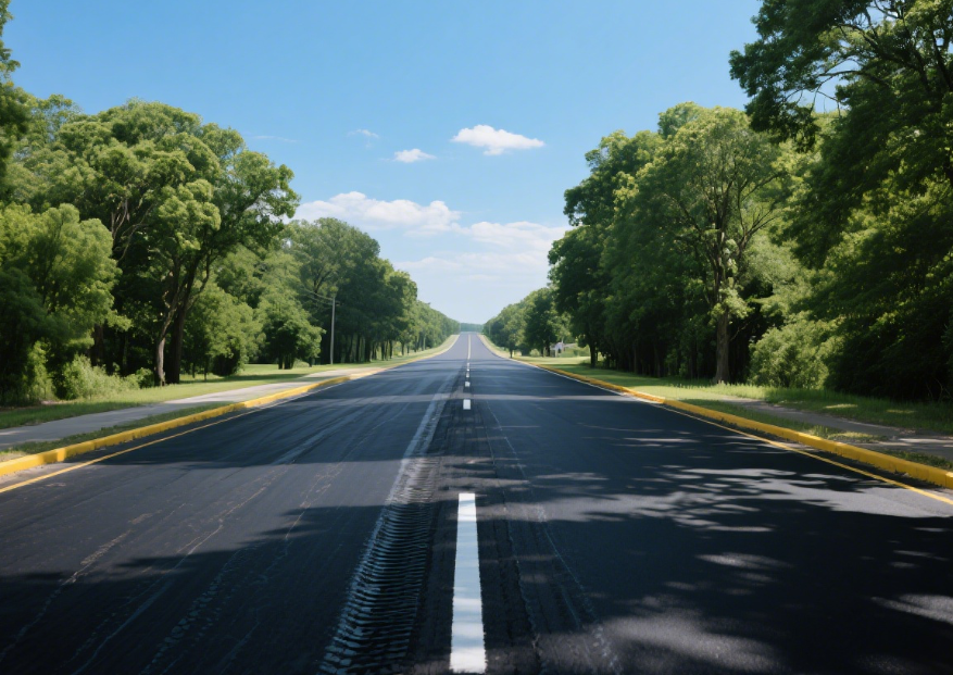 Illustration of Calculating How Much Asphalt You Need